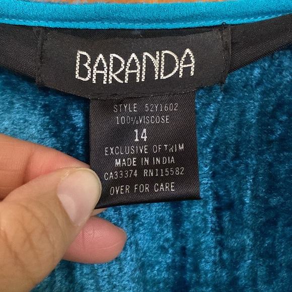 Vintage Boho Tiered Ombré Maxi Skirt - Picture 3 of 6